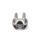 45 PCS M2 / M3 / M4 304 Stainless Steel Wire Rope Cable Clip Clamp