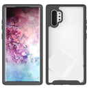 For Samsung Galaxy Note 10 Plus Starry Sky Solid Color Series Shockproof PC + TPU Protective Case(Black)