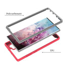 For Samsung Galaxy Note 10 Plus Starry Sky Solid Color Series Shockproof PC + TPU Protective Case(White)