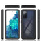 For Samsung Galaxy S20 FE Starry Sky Solid Color Series Shockproof PC + TPU Protective Case(Royal Blue)