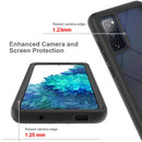 For Samsung Galaxy S20 FE Starry Sky Solid Color Series Shockproof PC + TPU Protective Case(Royal Blue)