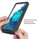 For Samsung Galaxy S20 FE Starry Sky Solid Color Series Shockproof PC + TPU Protective Case(Royal Blue)