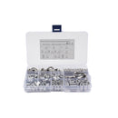 195 PCS M2 / M3 / M4 / M5 304 Stainless Steel Cable Rope Thimble Triangle Ring with 8-shaped Aluminum Cover