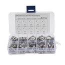 50 PCS M3 304 Stainless Steel Cable Rope Thimble Triangle Ring
