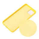 For OPPO A92s / Reno4 Z 5G Pure Color Liquid Silicone Shockproof Full Coverage Case(Yellow)