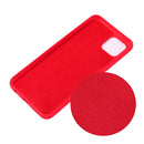 For OPPO A92s / Reno4 Z 5G Pure Color Liquid Silicone Shockproof Full Coverage Case(Red)