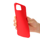 For OPPO A92s / Reno4 Z 5G Pure Color Liquid Silicone Shockproof Full Coverage Case(Red)