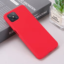 For OPPO A92s / Reno4 Z 5G Pure Color Liquid Silicone Shockproof Full Coverage Case(Red)