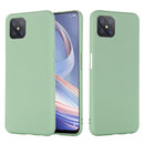 For OPPO A92s / Reno4 Z 5G Pure Color Liquid Silicone Shockproof Full Coverage Case(Green)