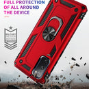 For Samsung Galaxy S20 FE 5G Shockproof TPU + PC Protective Case with 360 Degree Rotating Holder(Blue)
