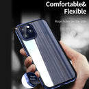 Double Sides Tempered Glass Magnetic Adsorption Metal Frame Anti-peep Screen Case For iPhone 12 mini(Silver)