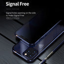 Double Sides Tempered Glass Magnetic Adsorption Metal Frame Anti-peep Screen Case For iPhone 12 mini(Silver)