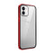 Double Sides Tempered Glass Magnetic Adsorption Metal Frame HD Screen Case For iPhone 12 mini(Red)