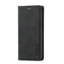 For Samsung Galaxy S8 LC.IMEEKE Strong Magnetism Ultra-thin Horizontal Flip Shockproof Matte TPU + PU Leather Case with Holder & Card Slots & Wallet(Black)
