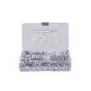 210 PCS M1.2 / M1.5 / M2 / M2.5 / M3 / M4 Wire Rope 8-shaped Aluminum Sleeve
