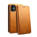 Calf Texture Horizontal Flip Leather Case with Holder & Card Slots & Wallet For iPhone 12 mini(Khaki)