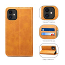 Calf Texture Horizontal Flip Leather Case with Holder & Card Slots & Wallet For iPhone 12 mini(Khaki)