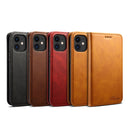 Calf Texture Horizontal Flip Leather Case with Holder & Card Slots & Wallet For iPhone 12 mini(Khaki)
