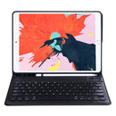 T098B Integrated Ultra-thin Candy Colors Bluetooth Keyboard Tablet Case for iPad Air 4 10.9 inch (2020), with Stand & Pen Slot(Black)