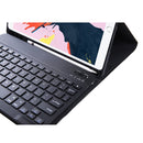 T098B Integrated Ultra-thin Candy Colors Bluetooth Keyboard Tablet Case for iPad Air 4 10.9 inch (2020), with Stand & Pen Slot(Light Green)