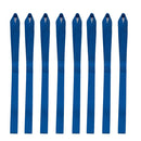 8 PCS ATV Hook Belt Motorcycle Tie Down Straps, Length:46cm(Blue)