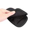 Universal Elasticity Zipper Protective Case Storage Bag with Lanyard For iPhone 12 / 12 Pro / 6.1 inch Smart Phones(Black)