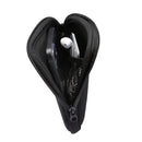 Universal Elasticity Zipper Protective Case Storage Bag with Lanyard For iPhone 12 / 12 Pro / 6.1 inch Smart Phones(Black)