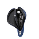 Universal Elasticity Zipper Protective Case Storage Bag with Lanyard For iPhone 12 Pro Max / 6.7-6.9 inch Smart Phones(Sapphire Blue)