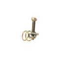50 PCS M12 Adjustable Color Galvanized Iron Double Wire Hose Clamps