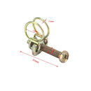 50 PCS M12 Adjustable Color Galvanized Iron Double Wire Hose Clamps