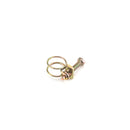 50 PCS M16 Adjustable Color Galvanized Iron Double Wire Hose Clamps