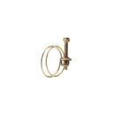 50 PCS M35 Adjustable Color Galvanized Iron Double Wire Hose Clamps