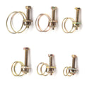 42 PCS Adjustable Color Galvanized Iron Double Wire Hose Clamps