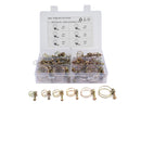 48 PCS Adjustable Color Galvanized Iron Double Wire Hose Clamps