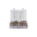 48 PCS Adjustable Color Galvanized Iron Double Wire Hose Clamps