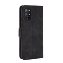 For OnePlus 8T Solid Color Skin Feel Magnetic Buckle Horizontal Flip Calf Texture PU Leather Case with Holder & Card Slots & Wallet(Black)