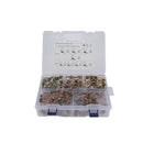 80 PCS Adjustable Color Galvanized Iron Double Wire Hose Clamps