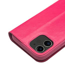 QIALINO Horizontal Flip Leather Case with Holder & Card Slots & Wallet For iPhone 12 mini(Rose Red)
