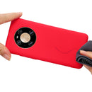 For Huawei Mate 40 Pro Pure Color Liquid Silicone Shockproof Full Coverage Case(Red)