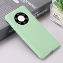 For Huawei Mate 40 Pro+ Pure Color Liquid Silicone Shockproof Full Coverage Case(Green)