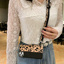 Leopard Crossbody Shockproof TPU Case with Lanyard For iPhone 11 Pro Max(Black Brown)