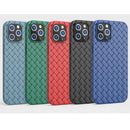 BV Woven All-inclusive Shockproof Case For iPhone 12 Pro Max(Black)