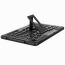 For Samsung Galaxy Tab A7 (2020) T500/T505 Tire Texture TPU+PC Shockproof Case with Holder(Black)