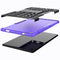 For Samsung Galaxy Tab A7 (2020) T500/T505 Tire Texture TPU+PC Shockproof Case with Holder(Purple)