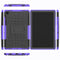 For Samsung Galaxy Tab A7 (2020) T500/T505 Tire Texture TPU+PC Shockproof Case with Holder(Purple)
