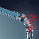 Magsafe Case Clear Four-corner Airbag Shockproof Case with Magnetic For iPhone 12 mini(Transparent)