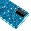For Samsung Galaxy S20 FE Glitter Powder Shockproof TPU Protective Case(Silver)