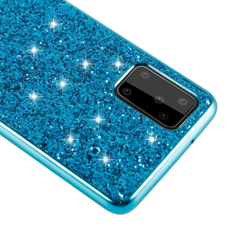 For Samsung Galaxy S20 FE Glitter Powder Shockproof TPU Protective Case(Silver)