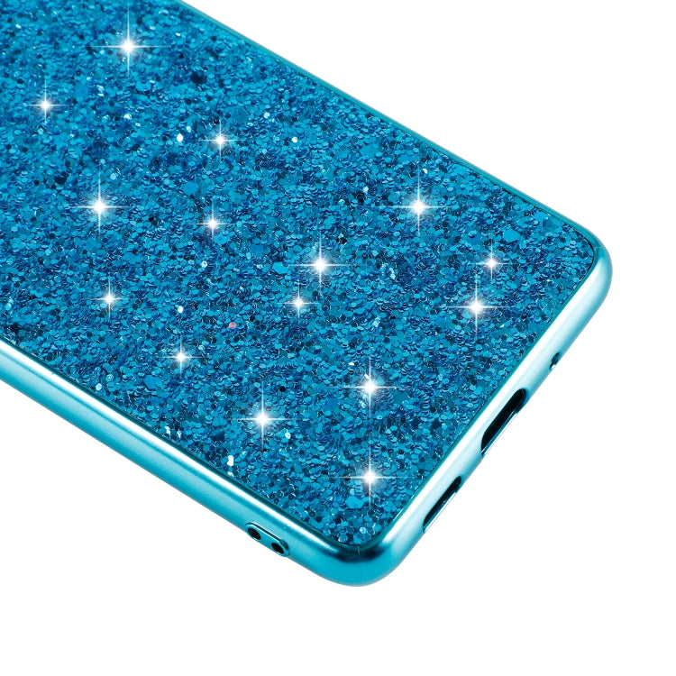 For Samsung Galaxy S20 FE Glitter Powder Shockproof TPU Protective Case(Red)
