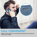 LC.IMEEKE Strong Magnetism Ultra-thin Horizontal Flip Shockproof Matte TPU + PU Leather Case with Holder & Card Slots & Wallet For iPhone 11(Blue)